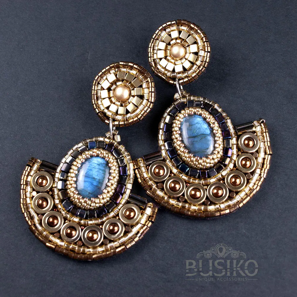 Black and gold Egyptian tiara with wings and earrings Egyptian tiara black&gold 8