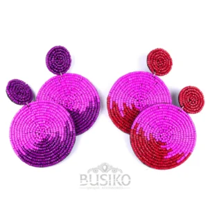Busiko Fuksiya collar necklace 05